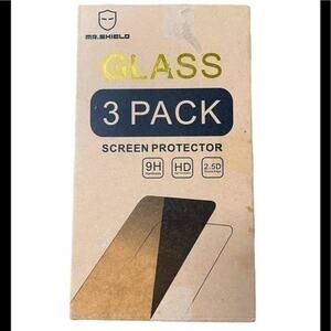 Mr Shield iPhone 6/6S Tempered Glass Screen Protector 3 Pack HD 9H New